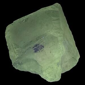 Lemon Translucent Art Glass Cullet Glowing Manganese‎ Slag Glass #5GX79